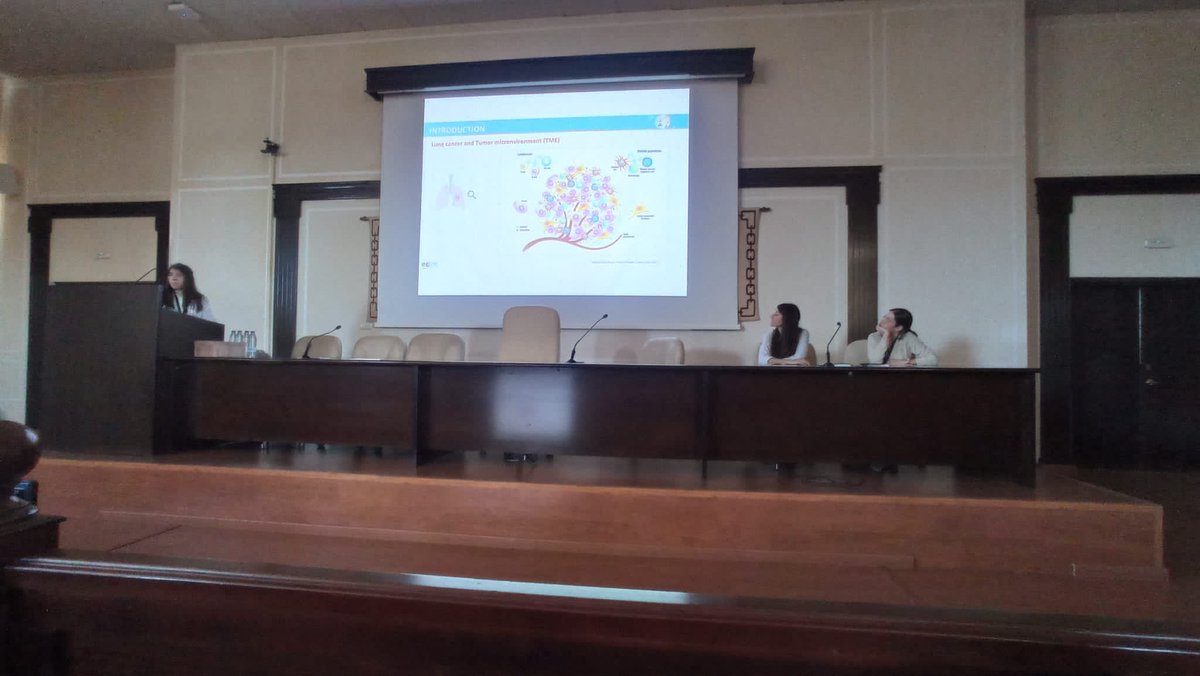 Excelencia Oncología Molecular (@excelenciaonco1) on Twitter photo Our colleague Susana Torres presenting part of her thesis work in the Young researchers meeting of @ciberonc !
Thank to the organizers @CIBERONC @CIBER_OBN for giving us this opportunity!
#YoungResearchersMeeting2023
<a href="/CIBER_ISCIII/">CIBER ISCIII</a> Our colleague Susana Torres presenting part of her thesis work in the Young researchers meeting of @ciberonc !
Thank to the organizers @CIBERONC @CIBER_OBN for giving us this opportunity!
#YoungResearchersMeeting2023
<a href="/CIBER_ISCIII/">CIBER ISCIII</a>