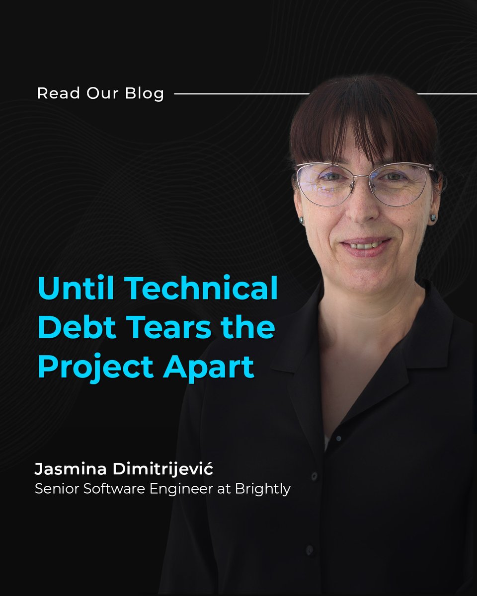 🚀 Jasmina Dimitrijević reveals how to tackle #TechnicalDebt—the silent project killer! 🛠️

🔗 Master the fix with her insights: bit.ly/3snCDHY #DevTalk #CodeHealth