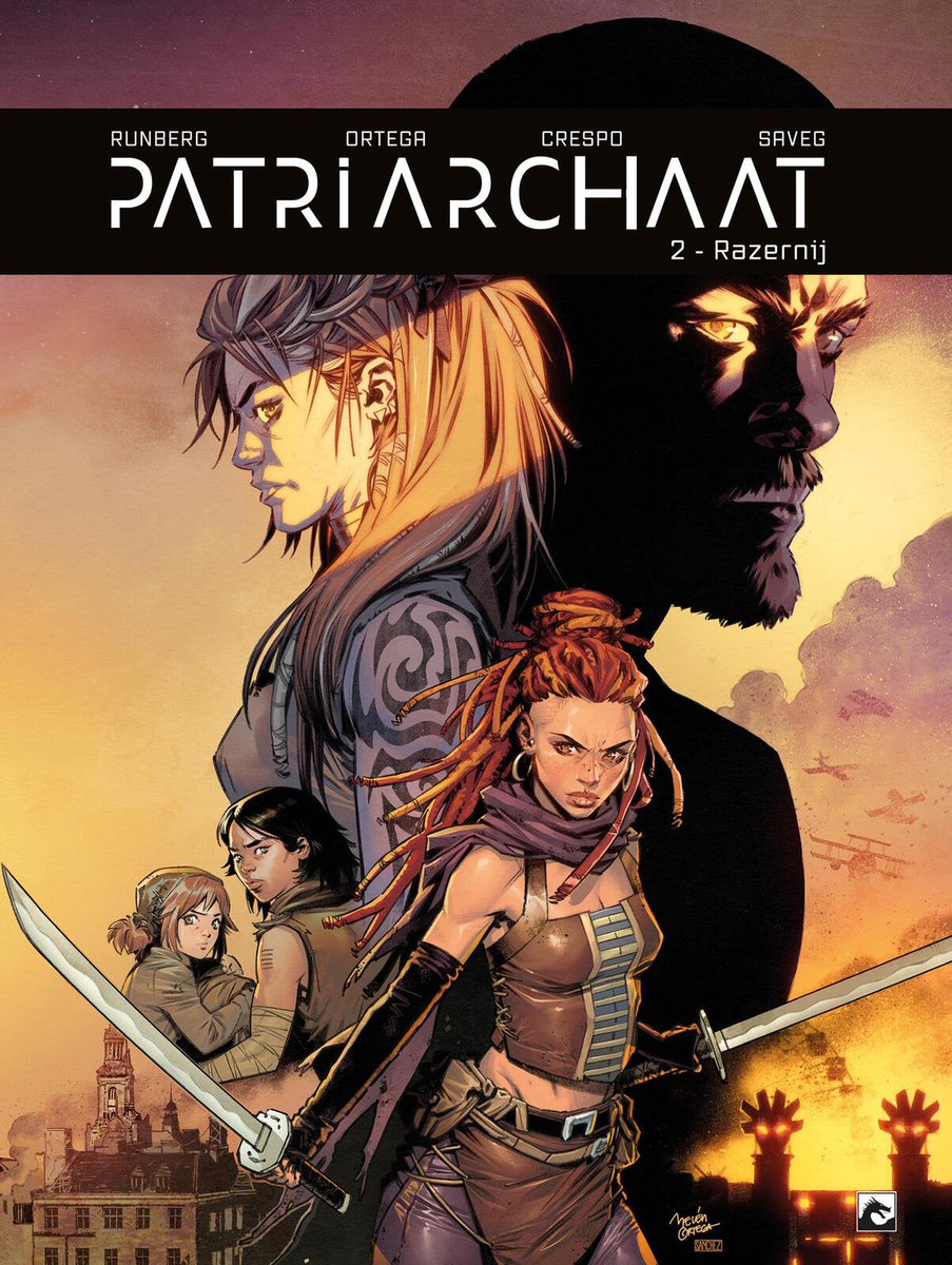 stripland_BENL's tweet photo. #Razernij, het tweede deel van #Patriarchaat trilogie, verschijnt morgen bij #DarkDragonBooks. #Europa 2077, 50 jaar na het eerste nucleaire wereldconflict. Het dictatoriale Protectoraat zwaait de plak. Vanuit een oud pretpark vecht de clan van Valkyries tegen onderdrukking. #DDB https://t.co/TnOHqGF4de