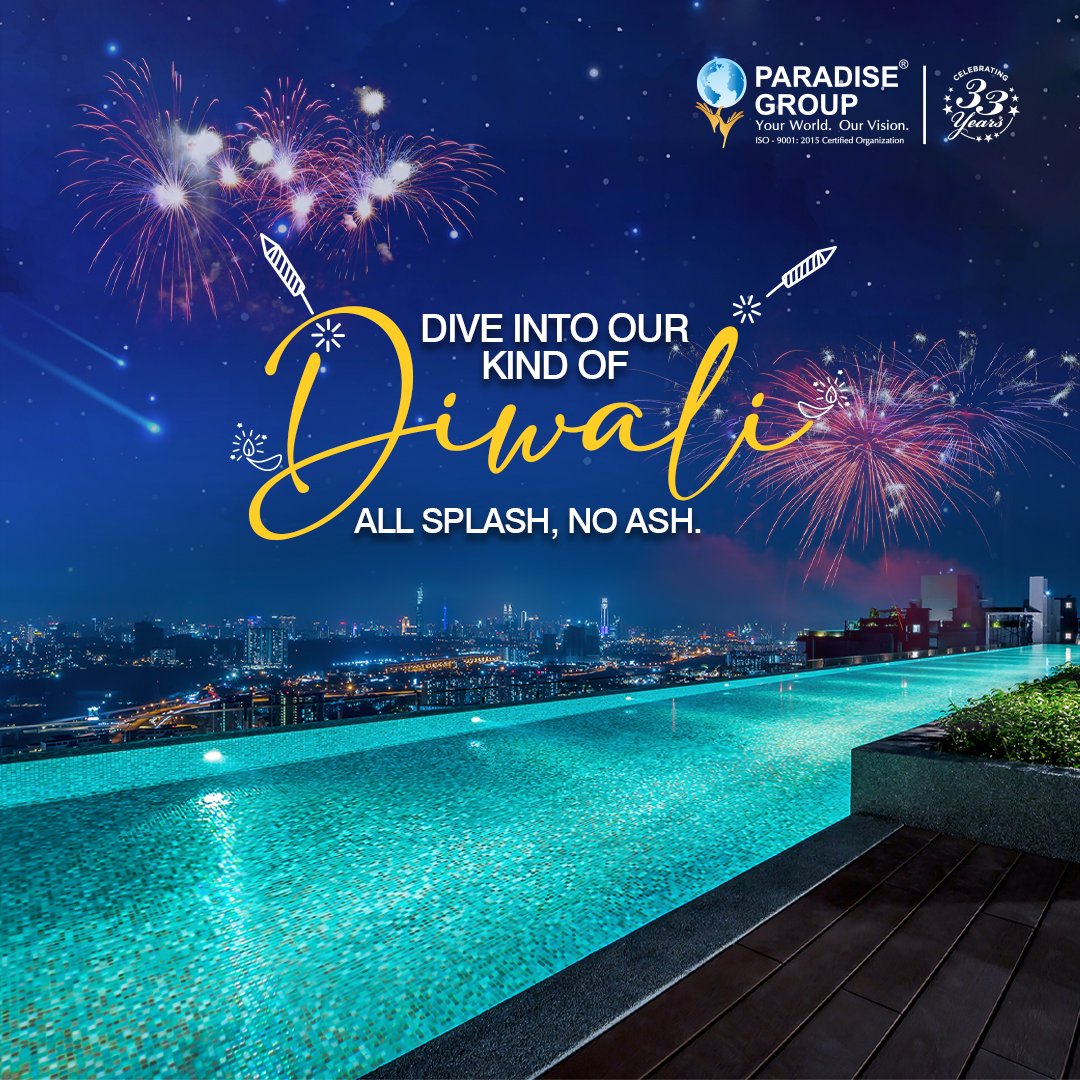 paradisegroupnm's tweet image. It's all splash, no ash, just pure moments of delight and relaxation! This Diwali, let the spirit of joy and celebration take center stage as you dive into a unique experience with Paradise Group.

#ParadiseGroup #DiwaliDelights 
#FestiveVibes 
#Celebration