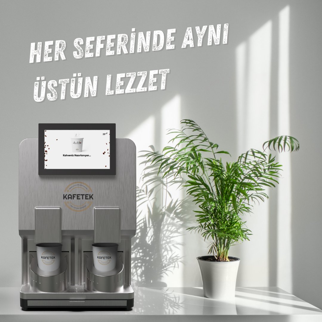 Türk kahvesini pişirirken aynı lezzeti elde etmekte zorlanıyor musunuz?
O zaman bu makine tam size göre! 🥳

Kafetek ile her seferinde aynı üstün lezzete zahmetsizce kavuşabilirsiniz.

Makinelerimiz hakkında bilgi edinmek için kafetek.com'u ziyaret edebilirsiniz.