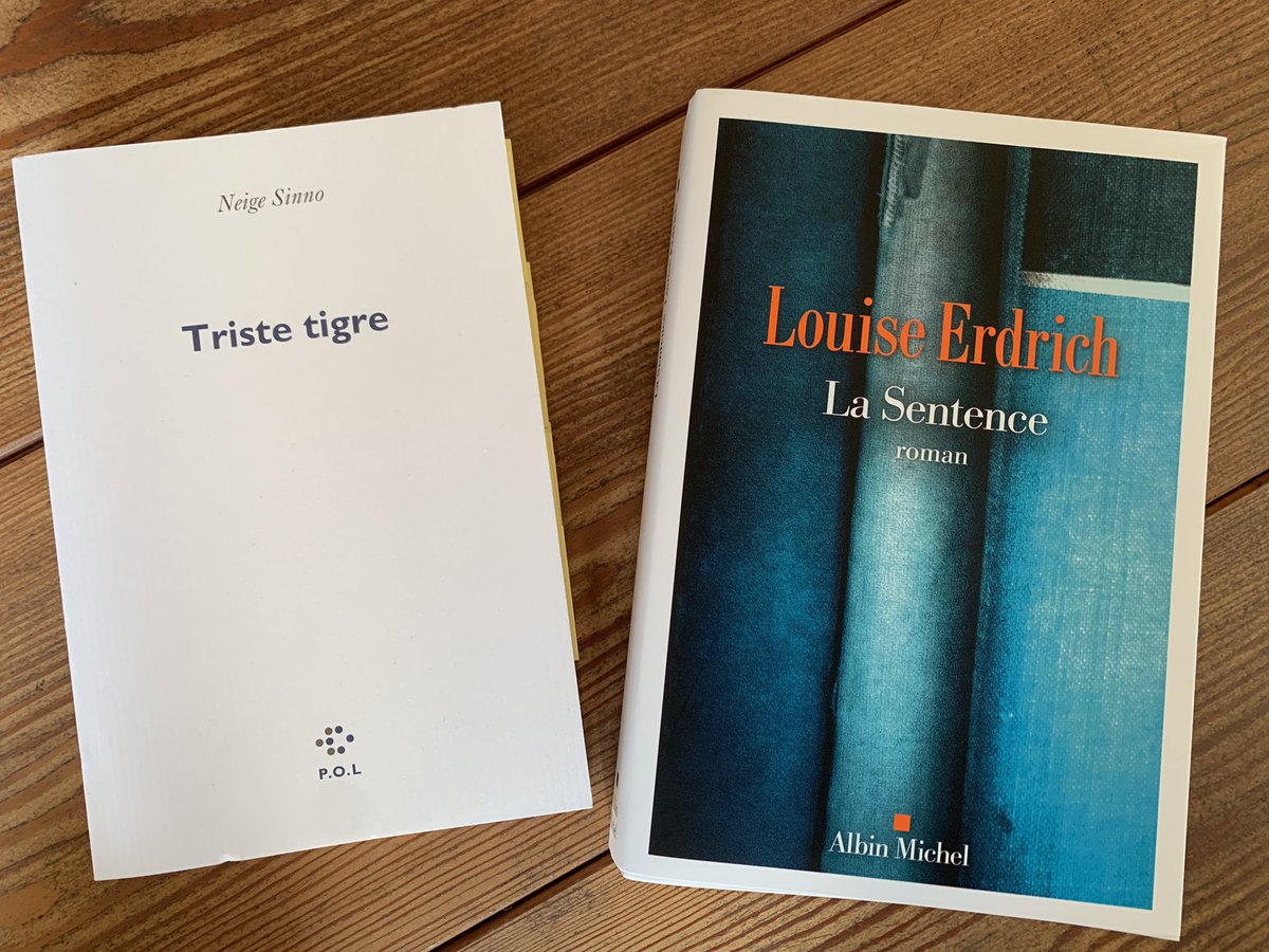 Joie !
Deux grands livres couronnés par les jurées du #prixFemina, à qui décidément on peut toujours faire confiance.
@editionsPOL @AlbinMichel