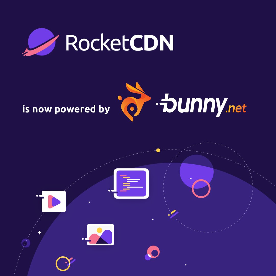 RocketCDN tweet media