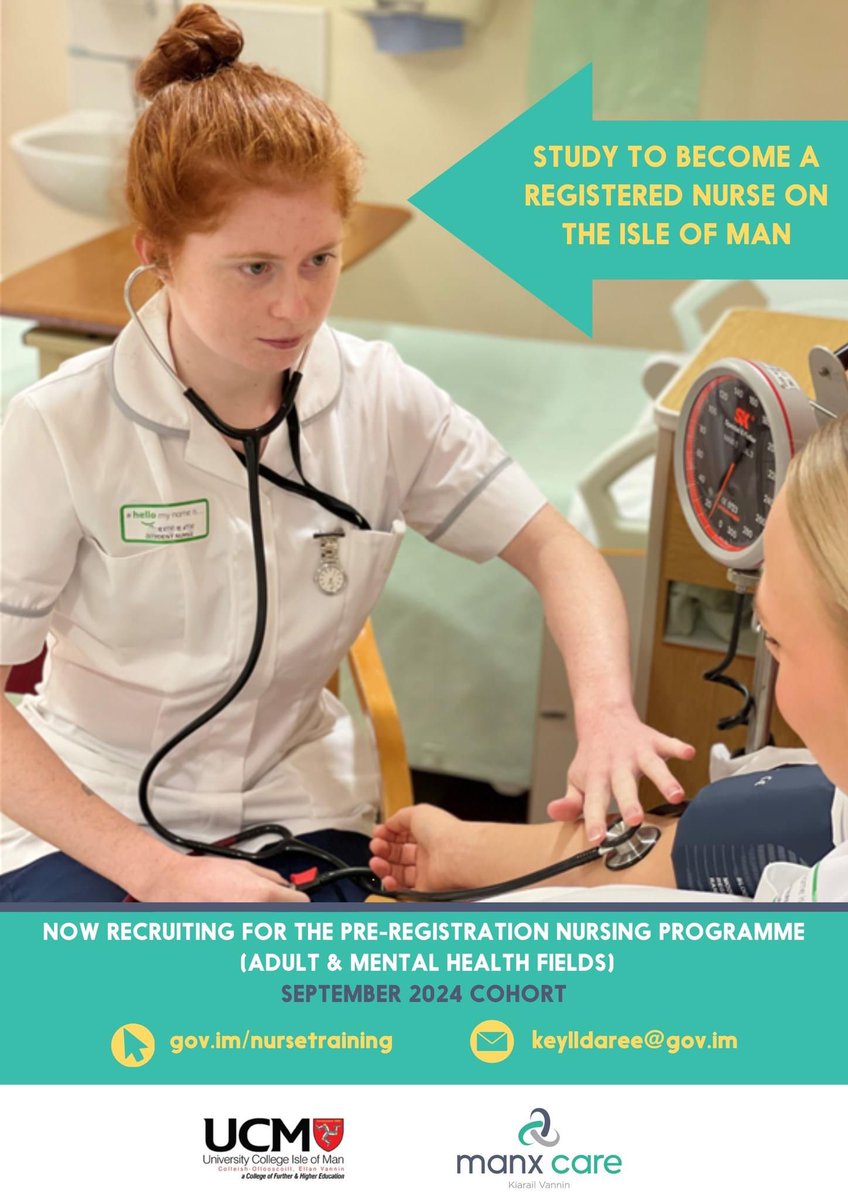 Can someone please explain why in this advert for student nurses on the Isle of Man I feel like she is just about to pull out a baseball and Negan the shit out someone.