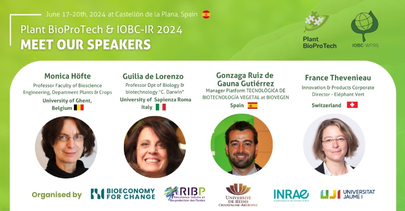 👏We continue to confirm speakers!! Monica Höfte from @ugent 🇧🇪 Guilia de Lorenzo from @SapienzaRoma🇮🇹 Gonzaga Ruíz de Gauna from @biovegen🇪🇸 and France Thevenieau from @ELEPHANTVERT🇨🇭 Don't miss them! #plantscience #biocontrol #pests #priming #inducedresistance #immunity