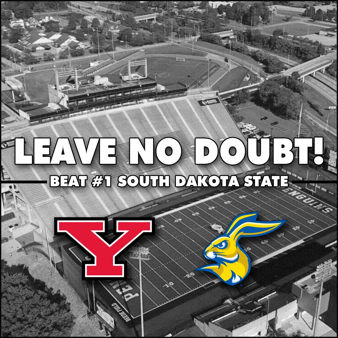 WeAreYoungstown's tweet photo. Youngstown State hosts #1 South Dakota State on Saturday at Noon at the Ice Castle. This is a huge opportunity for this program which is looking to "Leave No Doubt" in their playoff push. We need everyone to come out for this one! Go YSU! Pls RT!

Tix 🎟 : https://t.co/07F2yGbSDg https://t.co/elXN22Cof7