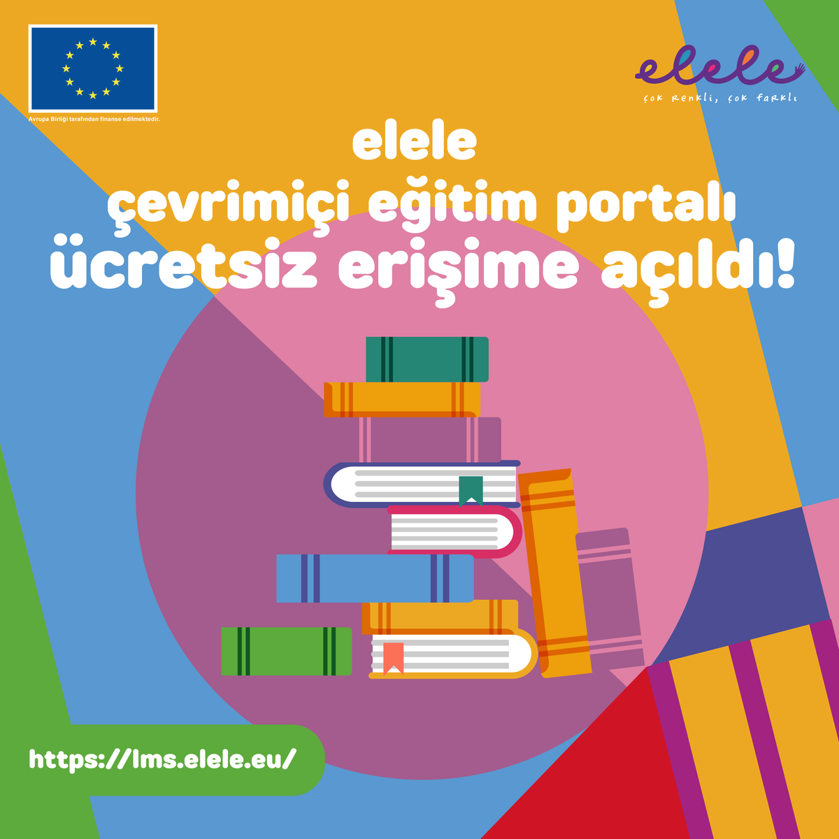 eleleabprojesi's tweet photo. elele çevrimiçi eğitim portalı ücretsiz erişime açıldı! 🎉

Alanında uzman eğitmenler, sizler için hazırlanan birbirinden farklı eğitimlerde bilgi ve deneyimlerini paylaşıyor. 

🔗 https://t.co/TYJUAX3p6L 

#eleleabprojesi 

@EUDelegationTur  @ucansupurgeukff @tobavmerkez https://t.co/c34absXcBJ