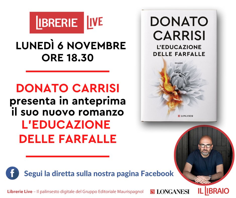 Il Libraio on X: Vi aspettiamo alle 18:30 con #LibrerieLive