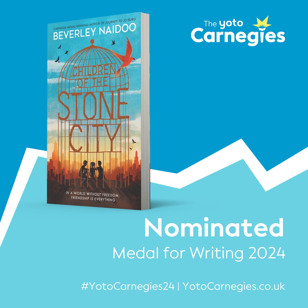 🌟Congratulations to @Naidoo_J2J nominated for the Medal for Writing for Children of the Stone City and @ShonaShirleyMac, nominated for the Medal for Illustration for Girls Who Slay Monsters for the #YotoCarnegies24! @CarnegieMedals🌟