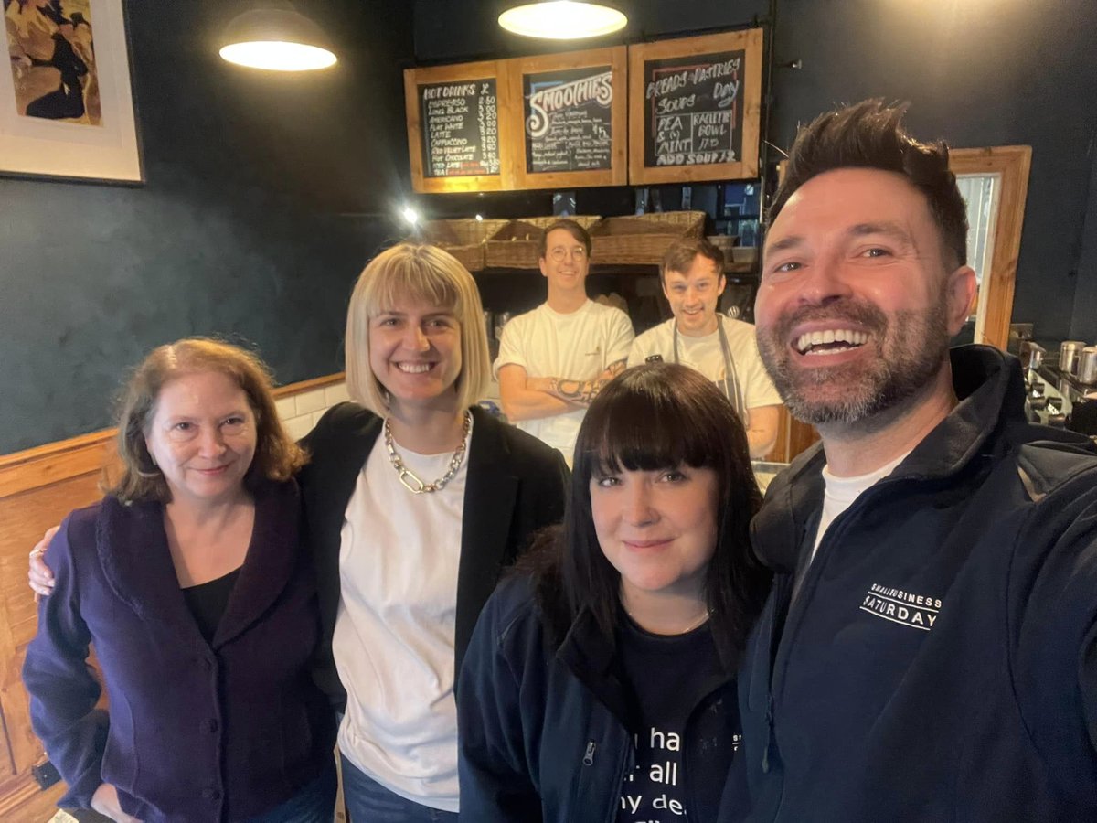 @SmallBizSatUK featured Jules from @lepetitcoq.gla at his French-themed sandwich shop on Byres Road. 🥪 He produces his own hand-churned ranges of Oui Knob butter.  

#TheTour2022 #BTSkillsForTomorrow #SmallBizSatUk #SmallBusinessSaturday #SmallBusinessSaturdayUK