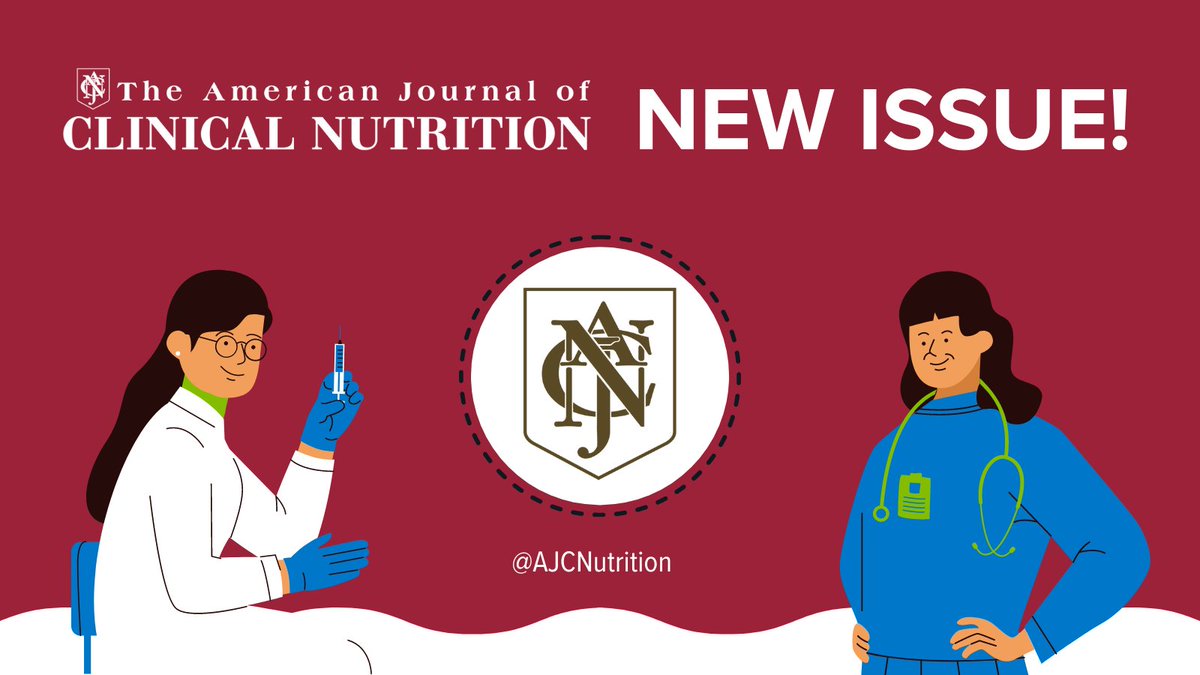 The American Journal of Clinical Nutrition's latest issue is your go-to resource. Unlock evidence-based insights, explore clinical trials, and better understand the link between nutrition and health. #AJCN #ExcellenceinNutrition ajcn.nutrition.org/current