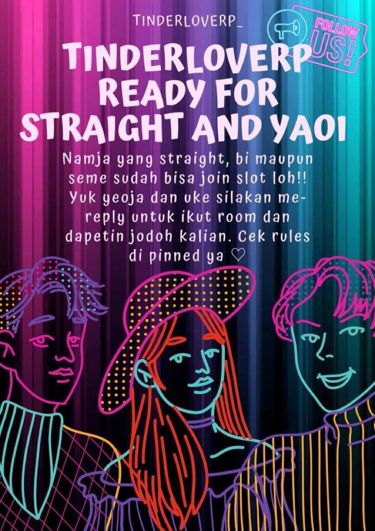 [ HELP RT ALL! ]

● ılı.lıllılı.ıllı. TINLOVERP OPEN SLOT! ● 

NAMJA STR8 &amp; SEME SINGLE YG INGIN MENCARI PARTNER 72H / INGIN MENCARI COUPLE RP DENGAN CARA YG MUDAH, UNIK &amp; TIDAK RIBET? YOK LANGSUNG AJA DM TINLOVERP. KAMI SIAP MEMBANTU! 😎🤟

#rpindo #rpw #rpindonesia