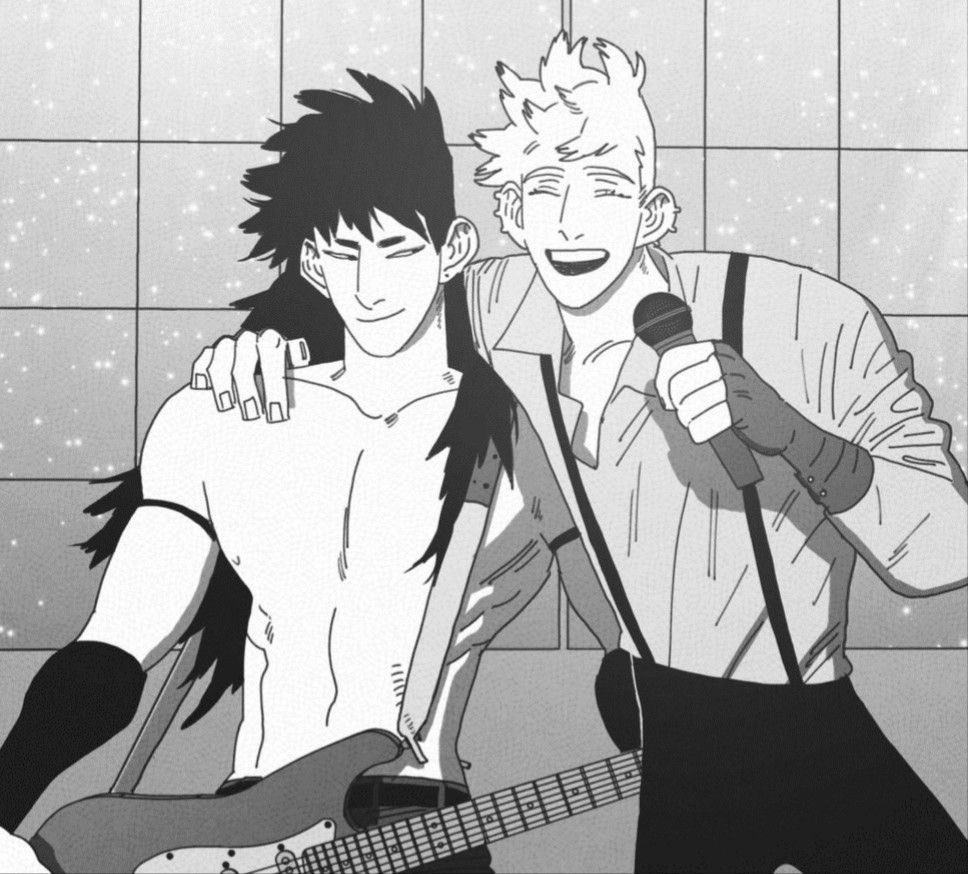 satosugu cosplaying themselves from another universe #stsg #jjk #darkheaven