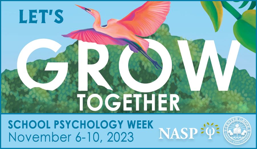 November 6-10 is National School Psychology Awareness Week. The 2023 theme for this week is "Let's Grow Together." Thank you to our school psychologists and educators for making sure our students have a safe place to discuss their mental health. #E3CG