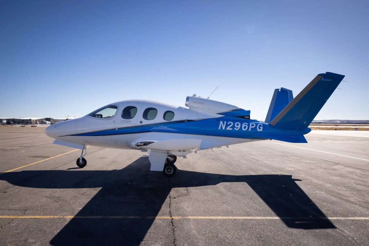 avpayltd's tweet photo. 🚨NEW LISTING🚨

2021 Cirrus SF50 G2+ Elite Vision Jet by Lone Mountain Aircraft

https://t.co/JFSg0nY6GF

#HomeOfAircraft #AvPay #aircraftforsale #aircraftsales #pilot #aviationlovers #aircraftlover #flying #aviationindustry #aviationdaily #aviation #aircraft #cirrusvisionjet https://t.co/O1Tk3w300z