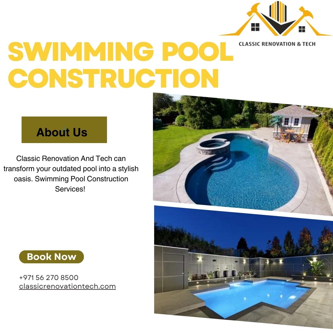 ClassicTec88597's tweet image. 𝐒𝐰𝐢𝐦𝐦𝐢𝐧𝐠 𝐏𝐨𝐨𝐥 𝐂𝐨𝐧𝐭𝐫𝐚𝐜𝐭𝐨𝐫𝐬 𝐢𝐧 𝐃𝐮𝐛𝐚𝐢
Dive into the refreshing pool of your dreams with our Swim Pools!
𝐖𝐞𝐛𝐬𝐢𝐭𝐞: classicrenovationtech.com
𝐓𝐞𝐥: 00971 56 270 8500
𝐄𝐦𝐚𝐢𝐥: info@classicrenovationtech.com
#SwimInStyle #poolpartytime