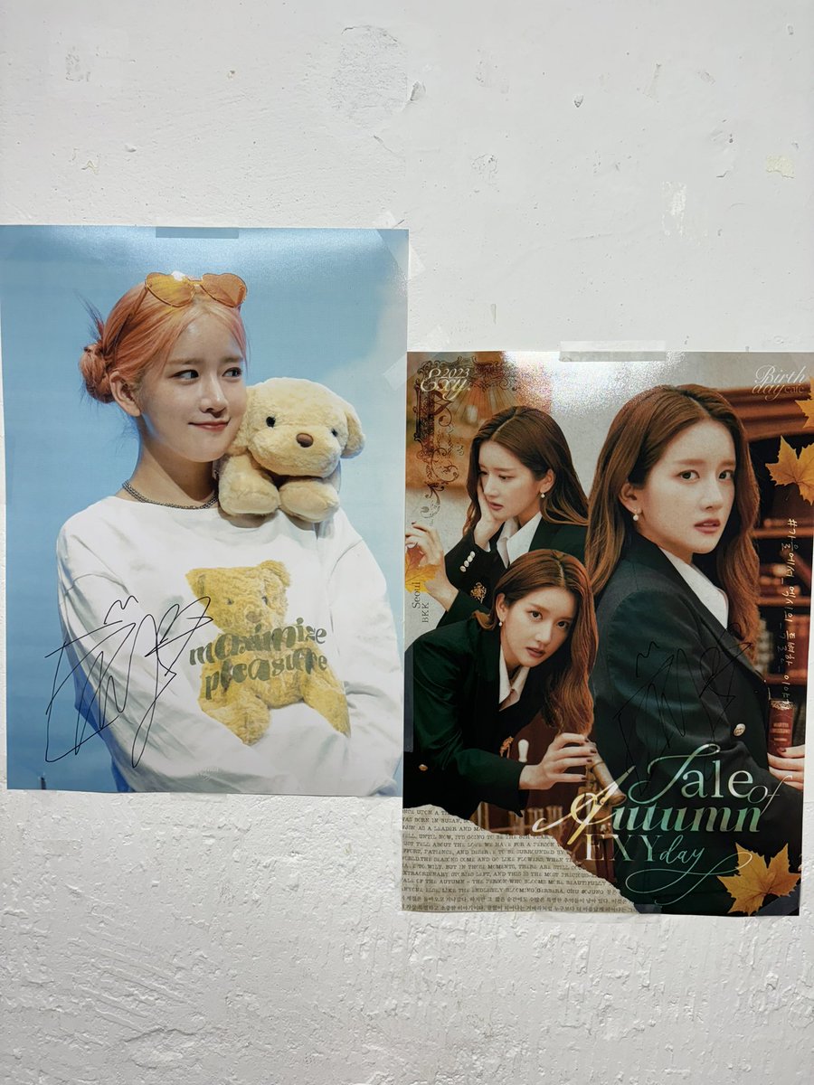 #우주소녀 #엑시 님이 민티베리를 방문해 주셨습니다 전시되어 있는 모든 포스터에 사인도 남겨주시고 팬분들과 셀카 타임까지 .. 👍🏼👍🏼 좋지 않은 날씨에도 방문해 주셔서 감사합니다! 다시 한번 생일 축하드립니다 🤍🤍