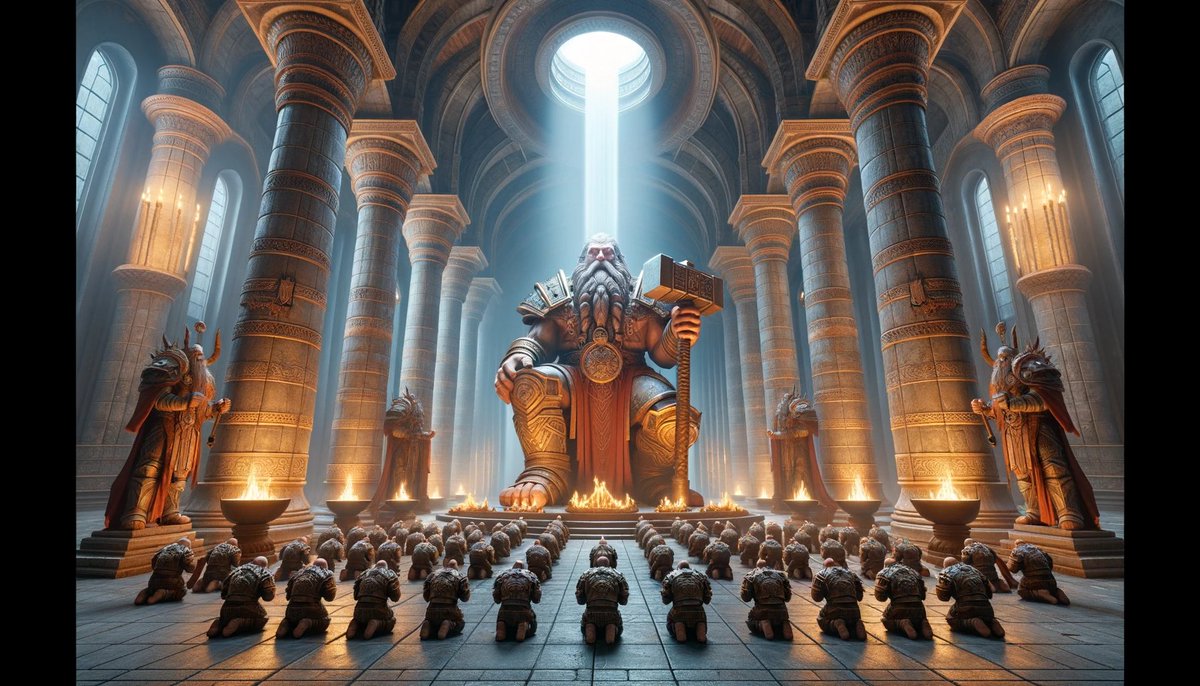 GhalaganB's tweet photo. The results of my play with AI while creating graphics. , #picture, #fantasy, #character, #dwarf, #dwarfgod, #dwarftemple, #temple, #dwarfking, #Ghalagan https://t.co/xTMO06Pru2