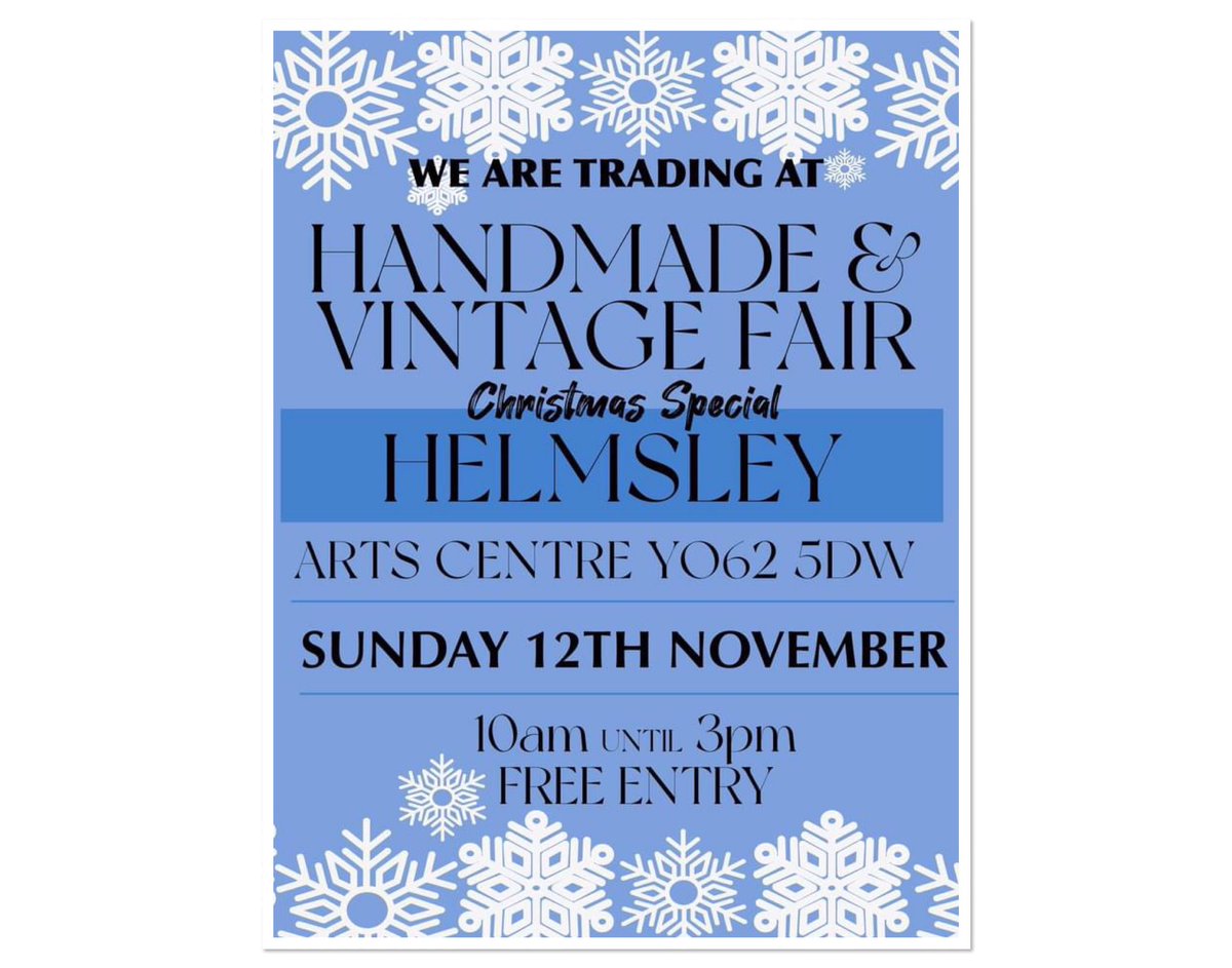 Join me this weekend in Malton and Helmsley when I’ll be bringing a gag & accessories collection to Handmade Fairs events
Hope to see you there
#vintagebags #vintageaccessories