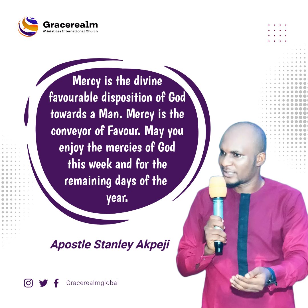 Gracerealm_1's tweet photo. Enjoy the mercy and the favour of God in everyday of the remaining days of the year.
#mecy #favour #God https://t.co/h9eLZ6J5No