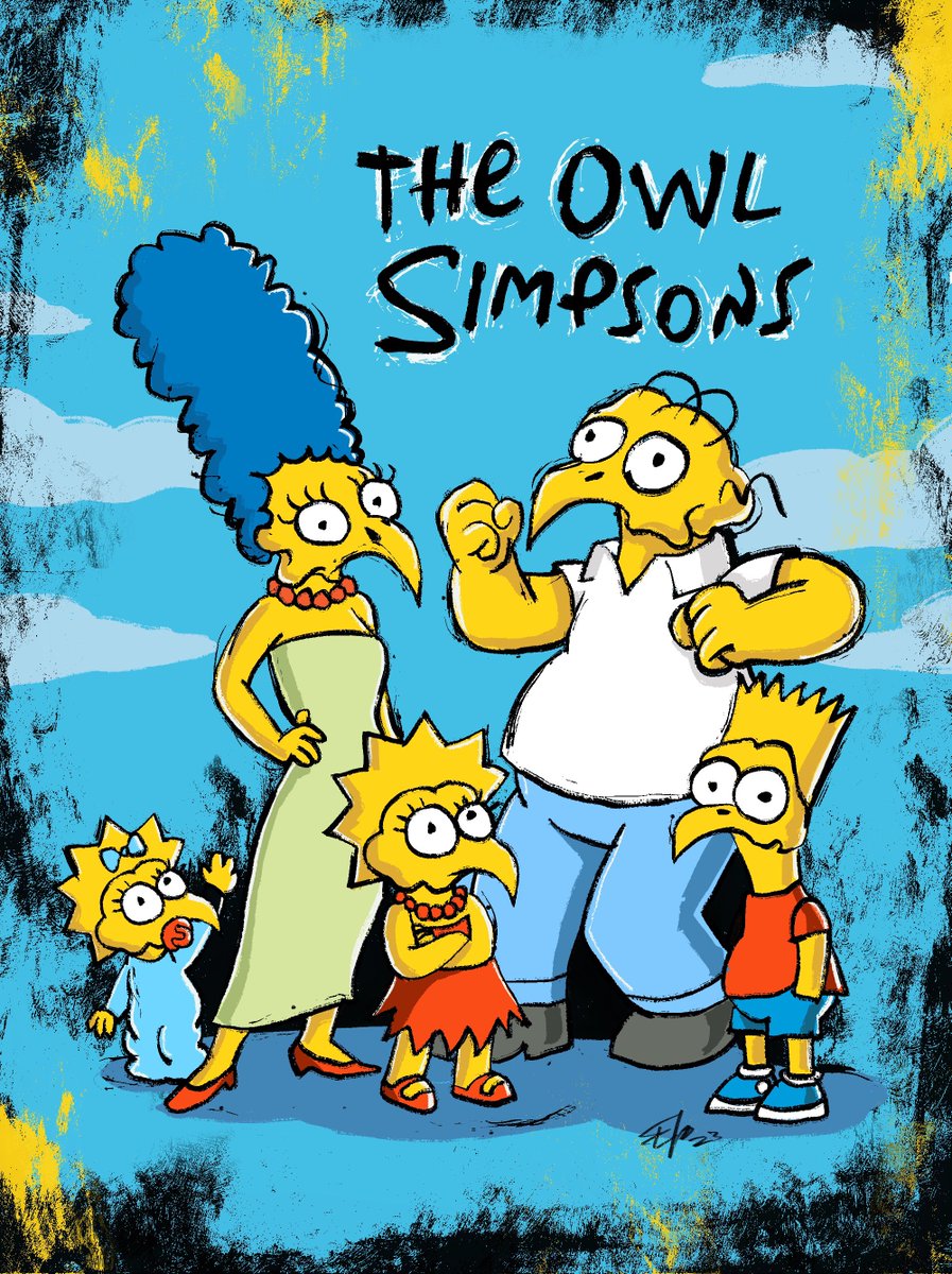 The Owl Simpsons🦉✨
#OwlsofFortune
#SimpsonsForever 
#Simpsons