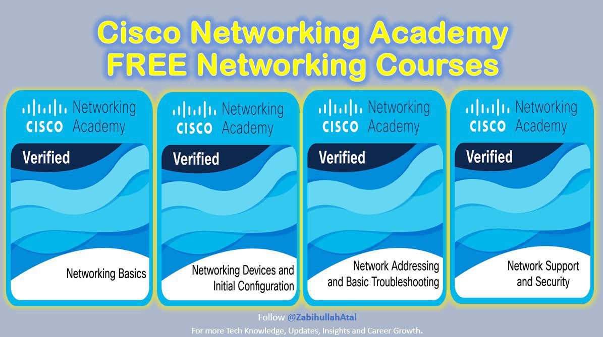 TheCyberPatron_'s tweet image. As we all know how important understanding Networking is to cybersecurity…
To study the below, use skillsforall.com to access the basic networking courses before advancing to CompTIA network+ and learning the technical skills related to Network+.
