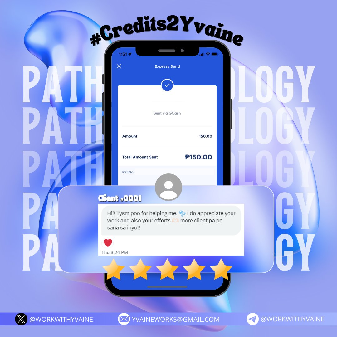 WorkWithYvaine's tweet photo. ♛ 𝐏𝐫𝐨𝐨𝐟 𝐨𝐟 𝐓𝐫𝐚𝐧𝐬𝐚𝐜𝐭𝐢𝐨𝐧𝐬 &amp; 𝐂𝐥𝐢𝐞𝐧𝐭 𝐓𝐞𝐬𝐭𝐢𝐦𝐨𝐧𝐢𝐚𝐥𝐬 ♛  

TASK 1: Pathophysiology  

📍 lf commissioner, lf client, acad commissioner, rush and non-rush task, nursing commissioner, medicine, studytwt, acadstwt 

 ♡¸.•*'#Credits2Yvaine'*•.¸♡ https://t.co/SLKRdPAg1c