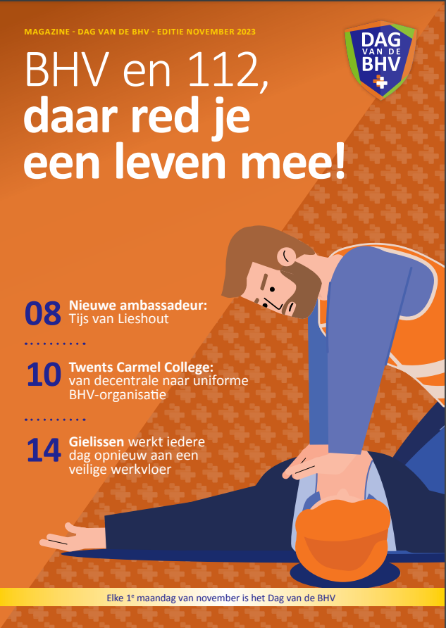 Het gloednieuwe magazine Dag van de BHV staat online! Helemaal gratis, klaar om door jou gelezen te worden. Boordevol verhalen van BHV’ers, een woordje van ambassadeur Tijs van Lieshout, handige tips van o.a de @Hersenstichting, en nog veel meer. cutt.ly/PwTqar7l #dvdbhv