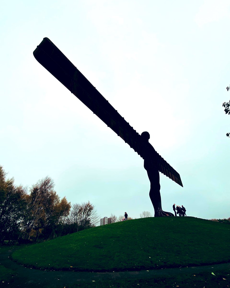 A year ago, I went to the Angel of the North for a little research trip!