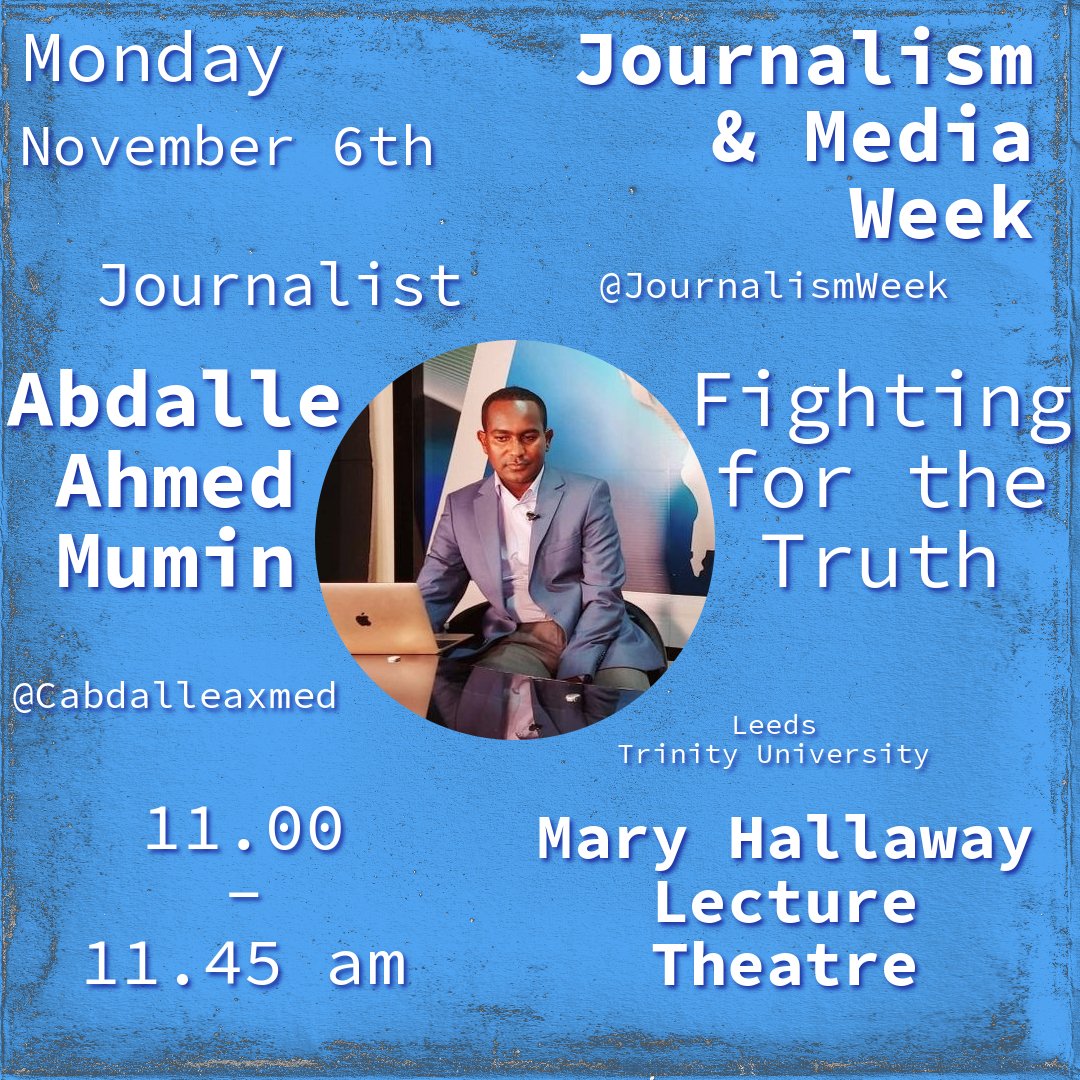 markwithanr's tweet photo. The first speaker of the week is the exiled journalist, & president of the Somali Journalists Syndicate, Mr. Abdalle Ahmed Mumin. It shall be an honour to interview him about his vital work and extraordinary career.
#PressFreedom #ExiledJournalists #LTJMW https://t.co/0lsn8NTY0p