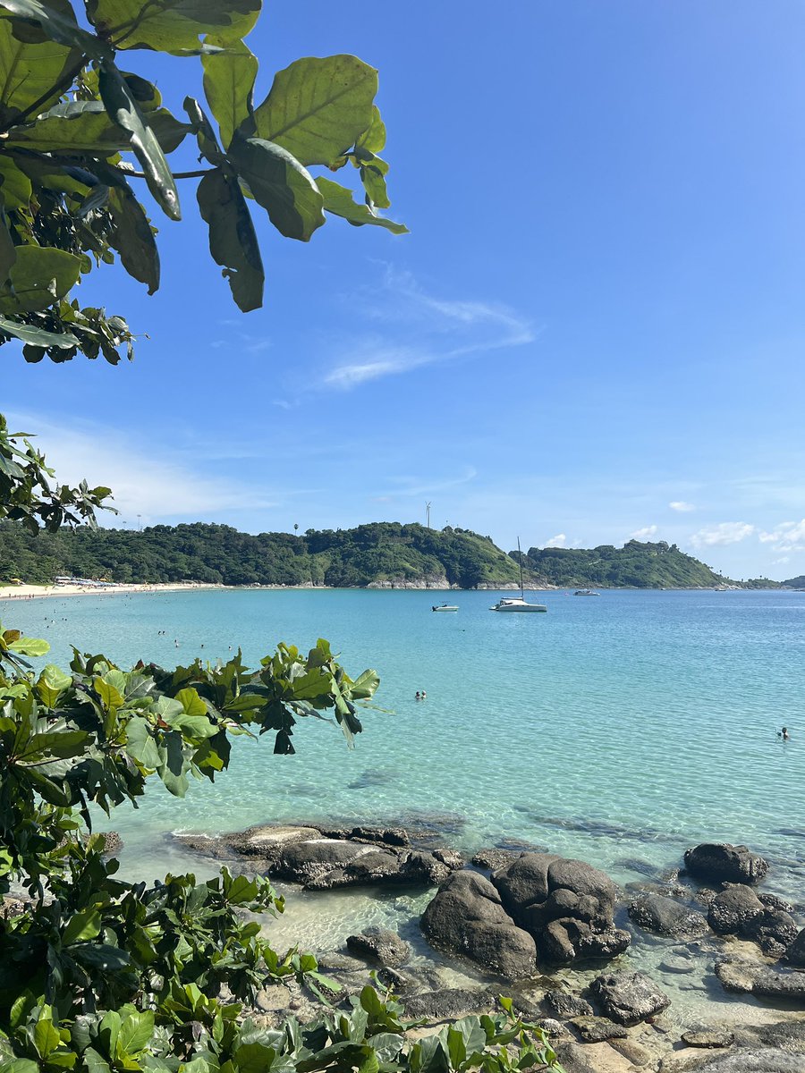 adamlee's tweet image. Nai Harn beach is perfect this time of year. 🏖️ #phuket #rawai