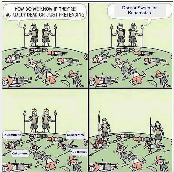 chillgates_'s tweet image. Not docker swarm not kubernetes, some third more performant thing that’s a wrapper around containers 🫡