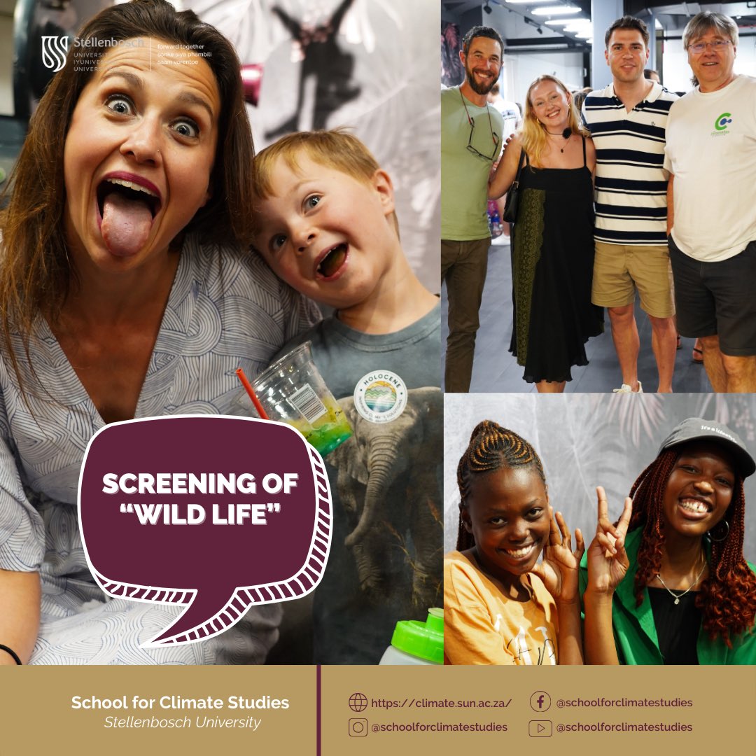 School for Climate Studies Stellenbosch University tweet media