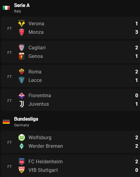 Bet4funapp's tweet photo. Voici les résultats des matches du dimanche.  

On vous attend sur Bet4fun pour pronostiquer les matches de football juste pour le fun.  C'est 100% gratuit!.   

Télécharger l'App sur    
IOS: https://t.co/siQcDt7L8g
Android: https://t.co/MDyN3hZKTQ https://t.co/P6JY6Z4OXH