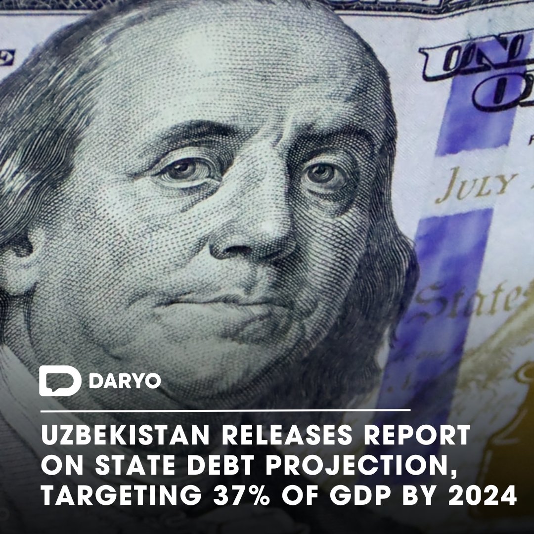#Uzbekistan releases #report on #statedebt #projection, targeting 37% of GDP by 2024

🇺🇿💸🎯

The #Ministry of #Economy and #Finance's prudent approach to #publicdebt #management promotes fiscal #responsibility and #economic #stability.

👉Details  — dy.uz/Loij1