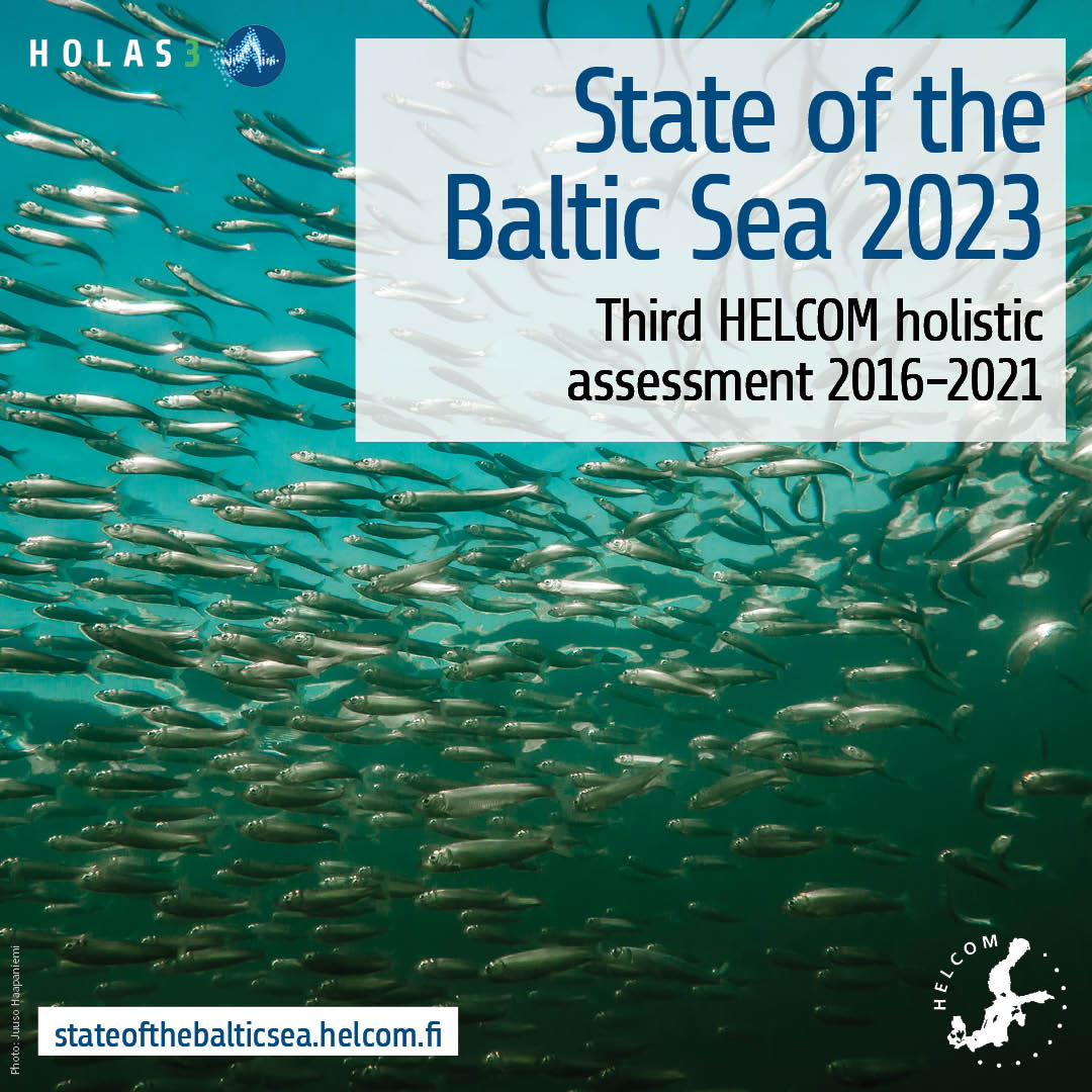 🌊 New report out now! 

State of the Baltic Sea 2023 is the most comprehensive assessment of the #BalticSea ecosystem health to date. This synthesis report integrates results from various  #HOLAS3 assessment products, covering the period 2016-2021. 

🌐 stateofthebalticsea.helcom.fi