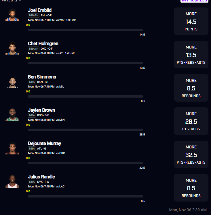SwishPicks_'s tweet photo. Early NBA looks 🏀👀

Also paired into two mans top to bottom.#Prizepicks #PrizepicksNBA #GamblingTwitter #GamblingX #Props https://t.co/LSn9FuIqtW