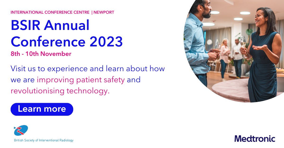 Medtronic Respiratory & Monitoring Solutions EMEA (@mdt_rms_emea) on Twitter photo In partnership with <a href="/SedateUk/">SedateUK</a>, Medtronic will be sponsoring the 2023 <a href="/BSIR_News/">The British Society of Interventional Radiology</a> Annual Meeting.
Come visit our stand to see the exciting RespArray™ & how we are promoting safe #sedation in the Learning Zone.
bit.ly/3MwXM9z
#education #patientcare #patientsafety In partnership with <a href="/SedateUk/">SedateUK</a>, Medtronic will be sponsoring the 2023 <a href="/BSIR_News/">The British Society of Interventional Radiology</a> Annual Meeting.
Come visit our stand to see the exciting RespArray™ & how we are promoting safe #sedation in the Learning Zone.
bit.ly/3MwXM9z
#education #patientcare #patientsafety