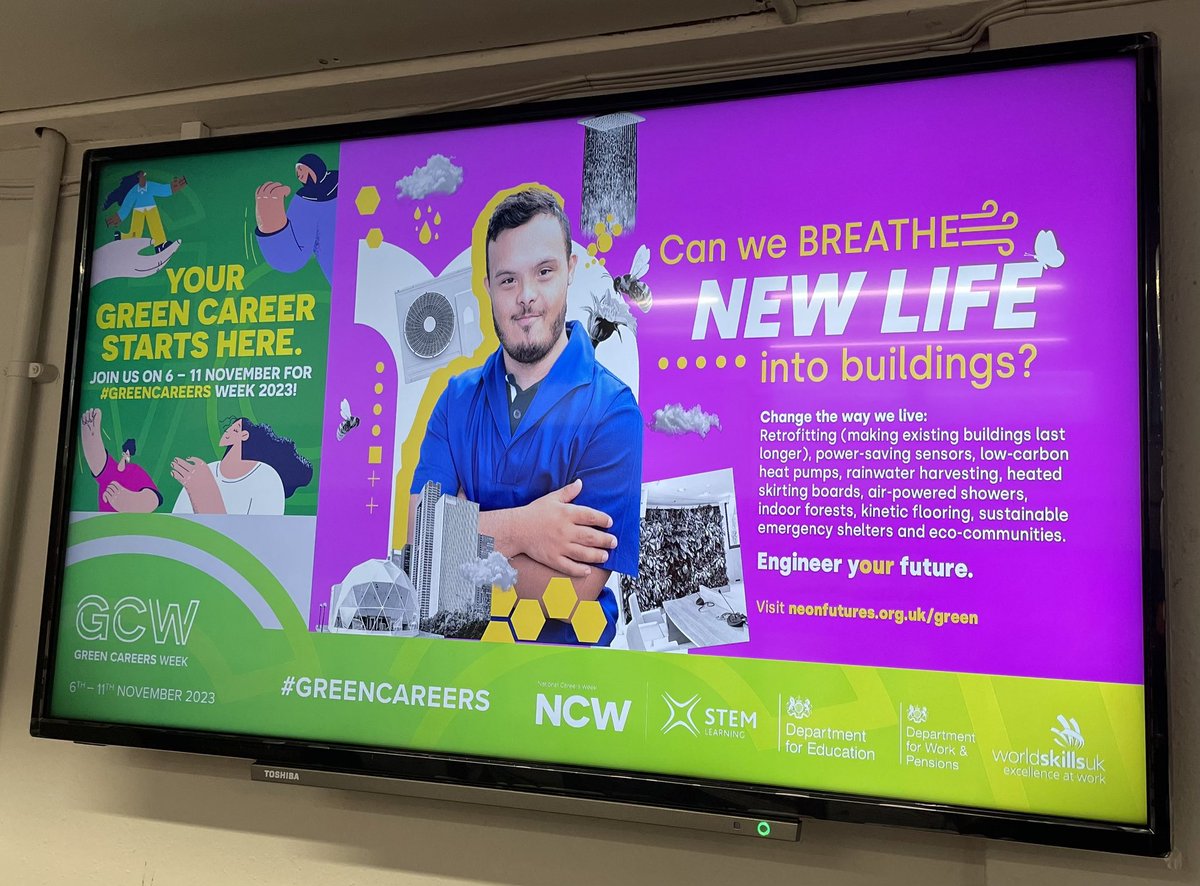 We are getting involved with @Green__Careers Week in school starting from today #GreenCareersWeek #GCW2023 to support our students to understand more about sustainable #careers in the future #ceiag