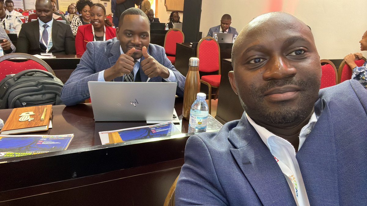 vkaramagi's tweet photo. With @stanbicug’s @Kenagutamba at the @PRAU_Uganda organised #EAPRWeek @prskkenya @prstofficial https://t.co/1fDUISyFdk