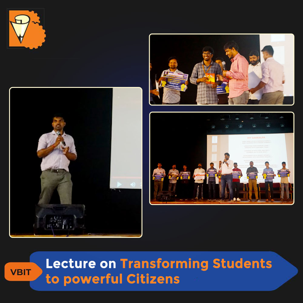 VBITHYD's tweet photo. #VBIT in association with iFocus Mission, organized a lecture on ๐๐ซ๐๐ง๐ฌ๐๐จ๐ซ๐ฆ๐ข๐ง๐ ๐๐ญ๐ฎ๐๐๐ง๐ญ๐ฌ ๐ข๐ง๐ญ๐จ ๐๐จ๐ฐ๐๐ซ๐๐ฎ๐ฅ ๐๐ข๐ญ๐ข๐ณ๐๐ง๐ฌ
#TransformingStudents #PowerfulCitizens #EducationForChange #Lecture #VBITLecture #iFocusMission #StudentEmpowerment #Educational https://t.co/OmZ93xCzZ7