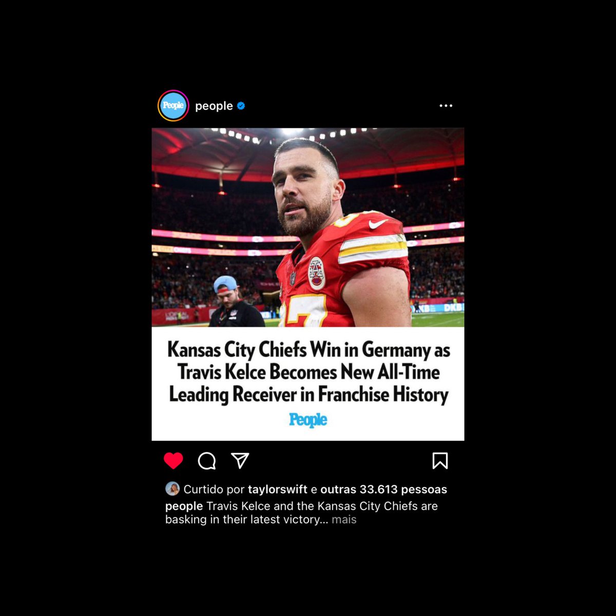 taylorswiftbr's tweet photo. ELES! 😭

Taylor Swift curtiu uma publicação sobre Travis Kelce no Instagram. https://t.co/YQxOuP3FW4