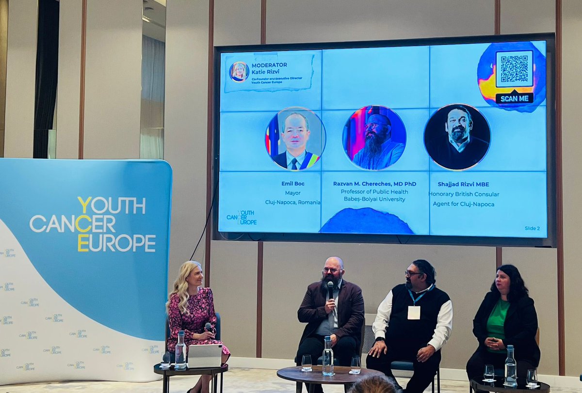 Youth Cancer Europe (@cancereurope) on Twitter photo Aaand we started 🤩
<a href="/CherechesRazvan/">Razvan Chereches</a>, MD PhD, Professor of Public Health, Babes-Bolyai University and <a href="/ShajjadR/">Shajjad Rizvi</a> Honorary British Consular Agent for Cluj Napoca - British Embassy Bucharest are opening the Round Table 👏 Aaand we started 🤩
<a href="/CherechesRazvan/">Razvan Chereches</a>, MD PhD, Professor of Public Health, Babes-Bolyai University and <a href="/ShajjadR/">Shajjad Rizvi</a> Honorary British Consular Agent for Cluj Napoca - British Embassy Bucharest are opening the Round Table 👏