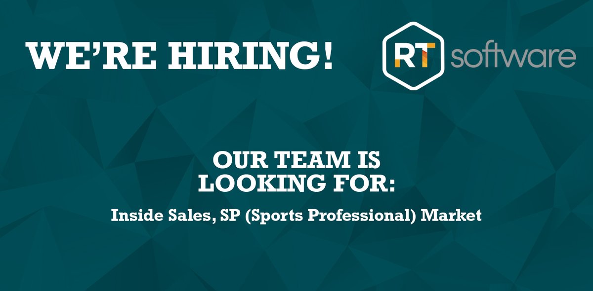 Join the Tactic SP team @ RT Software! If you love sports, have a knack for sales, and are good with tech, this job is for you! It’s a full-time position and you can work from anywhere in the UK. Learn more and apply here: lnkd.in/dPmpqiYY #Sales #SportsTech