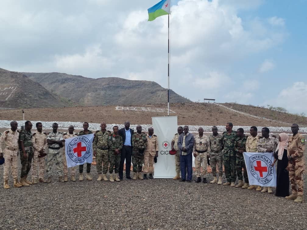 #IHL dissemination sessions in #Djibouti continues. In collaboration with Djibouti Armed Forces proud to organise a two day pre-deployment training on International Humanitarian Law for the command staff of Batallion Hill 11, to be deployed  <a href="/ATMIS_Somalia/">ATMIS</a>