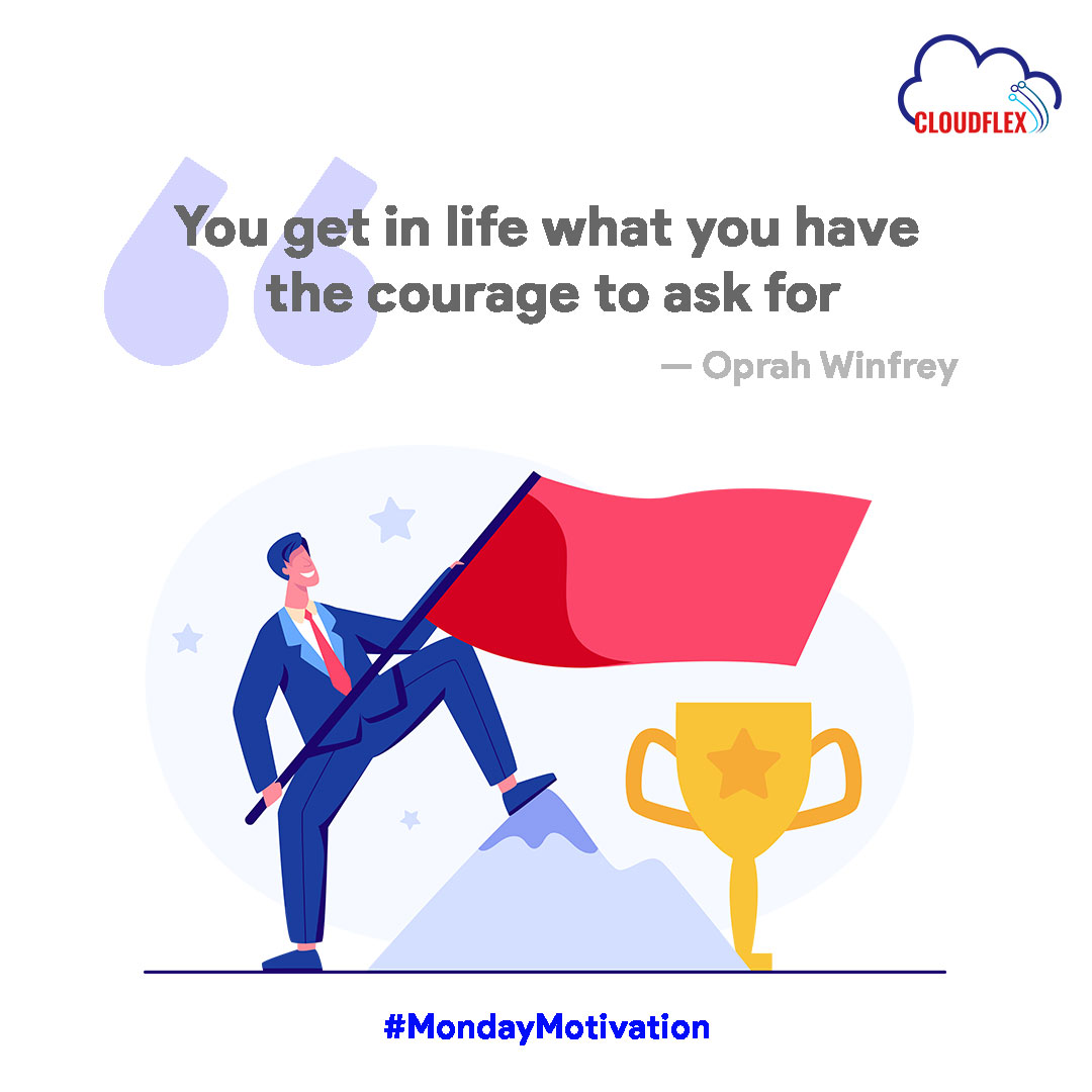 Start your week with a bold mindset. Remember, you only receive what you dare to demand. 💫

#MondayMotivation #cloudflexng #startup #entrepreneur #successhabits #motivationalquotes #motivatedaily #innovate