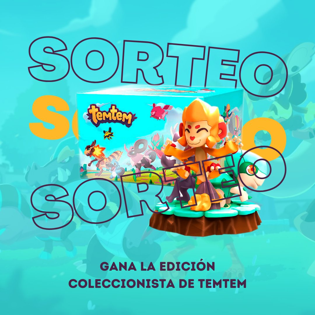 🔸SORTEO🔸

 ¿Quieres ganar la edición ✨coleccionista✨ de TEMTEM y una copia física del juego (a elegir para PS5 o Xbox Series X? 

✅Síguenos en @Gamestribune
✅ ¡Haz RT!
✅¡Menciona a un amigo/a!

¡Participa ahora!

📅 Fin: 13/11/2023 - 23:59 (CEST) - Residentes España