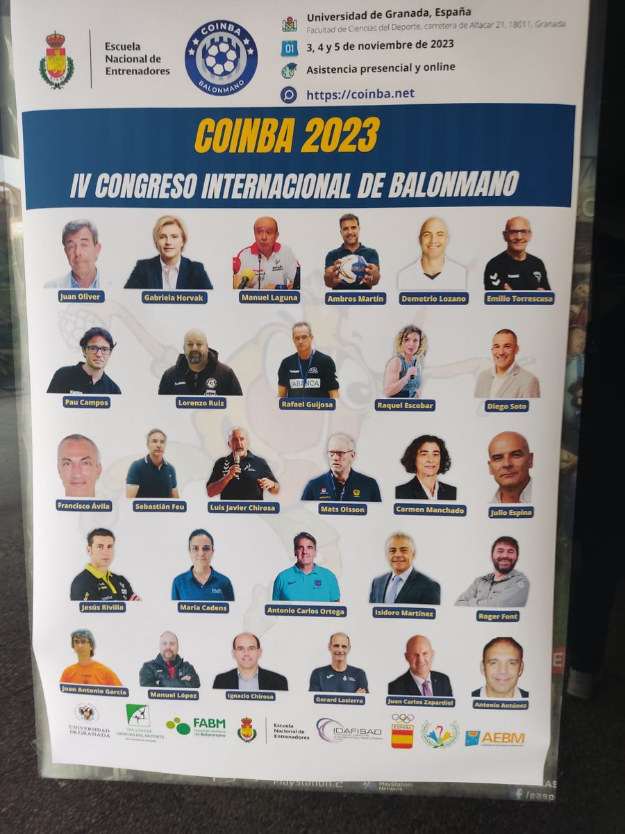 En <a href="/paucampos11/">Pau Campos</a> ha assistit aquest cap de setmana al IV Congrés internacional d'handbol COINBA celebrat a Granada. 
Més de 30 ponents i 250 assistents on el nostre club ha pogut ser present i protagonista. 
Segur que torna amb idees noves pels nostres equips!