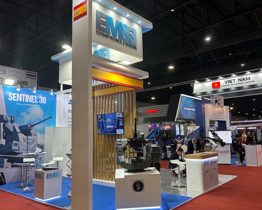 This week we will be exhibiting at the 'Defense and Security 2023' event in Bangkok. Join us and discover our SENTINEL 2.0 RWS at our booth. In addition, our GUARDIAN 1.5 and L-HIT will be on display at the Chaiseri booth, integrated into their 8x8 and 4x4 vehicles.