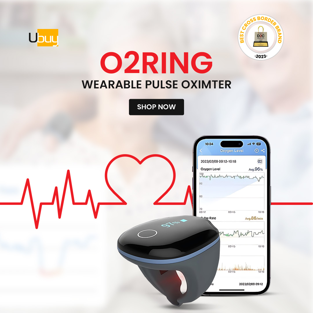 The Smart Ring comes- Wellue Oxygen Monitor Ring tracks your blood oxygen level, heart rate and body movements every second automatically and accurately.

Shop Now: ubys.us/2jn383v

#wellue #O2Ring #wearablehealthtech #pulseoximeter #smartwear  #onlineshopping #ubuy